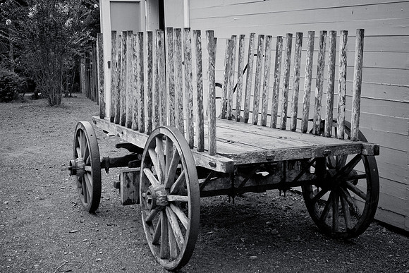 Wagon at Hacienda Buena Vista